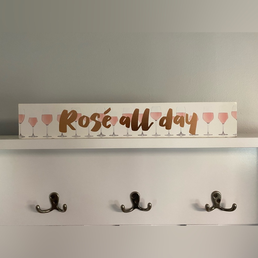 ROSE ALL DAY hanging sign.